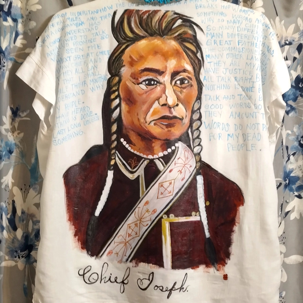 Chief Joseph Graphic Button Down Shirt